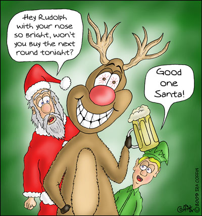 Funny-Christmas-Cartoons-Bar-Hopping